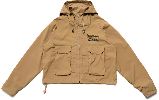 HUMAN MADE 北極熊拉鍊連帽外套 卡其色。 HM23JK006 Buy HUMAN MADE 北極熊拉鍊連帽外套 卡其色。 HM23JK006