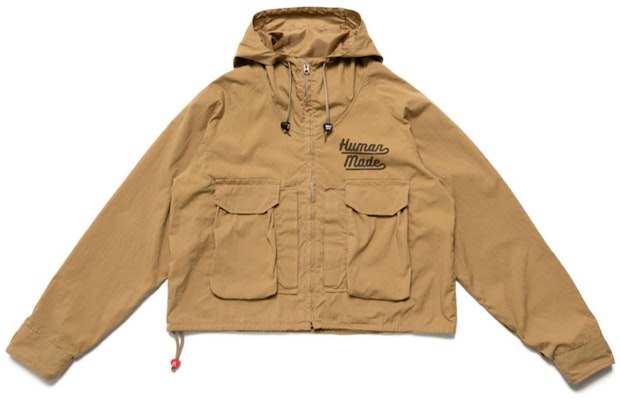 HUMAN MADE 北極熊拉鍊連帽外套 卡其色。 HM23JK006 Order HUMAN MADE 北極熊拉鍊連帽外套 卡其色。 HM23JK006