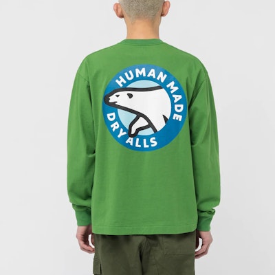 Camiseta Gráfica HUMAN MADE Polar Bear Manga Larga SS23 Unisex. HM25CS026 6