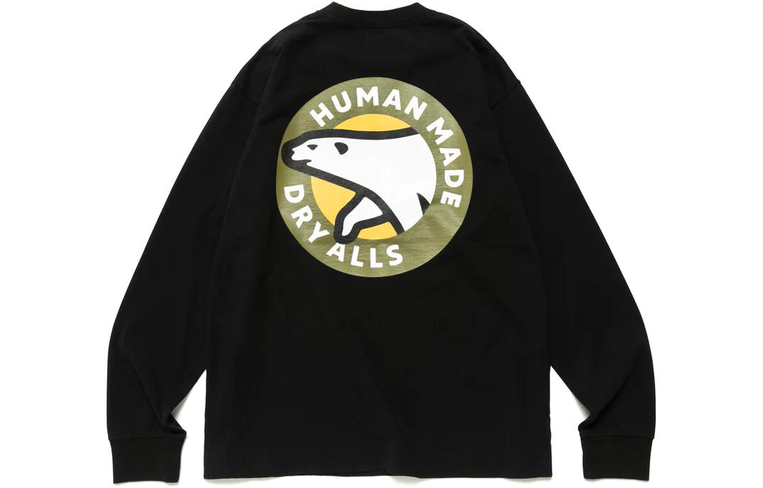 Lookbook Camiseta Gráfica HUMAN MADE Polar Bear Manga Larga SS23 Unisex. HM25CS026
