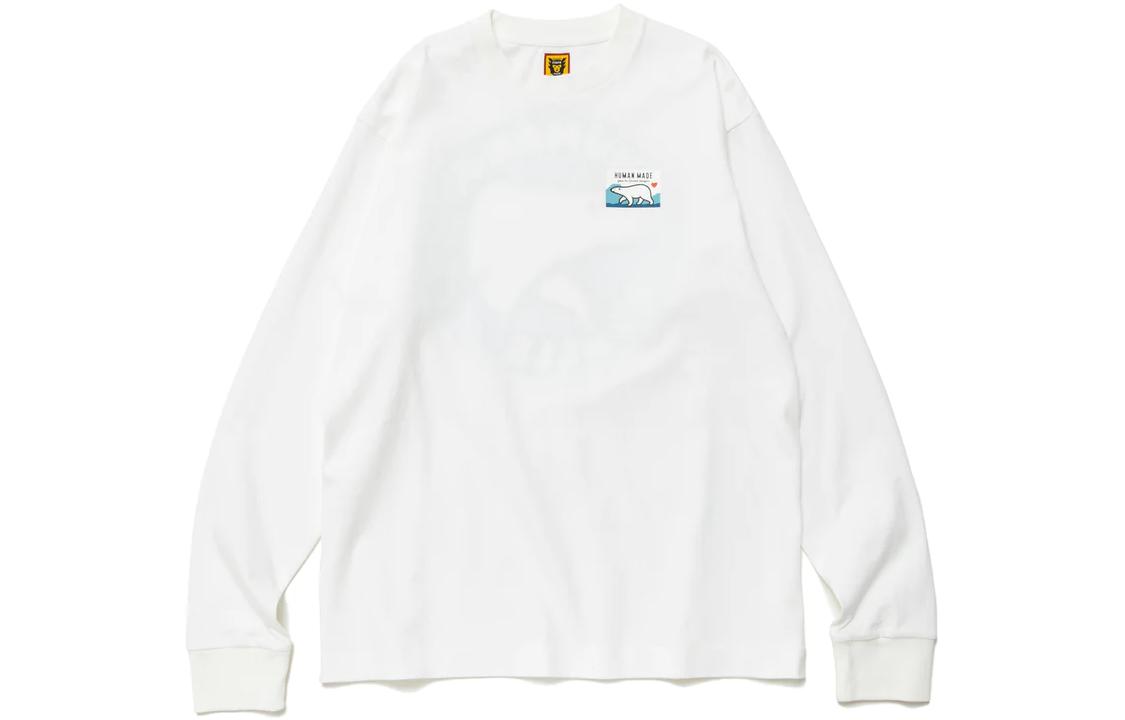 Shop Camiseta Gráfica HUMAN MADE Polar Bear Manga Larga SS23 Unisex. HM25CS026