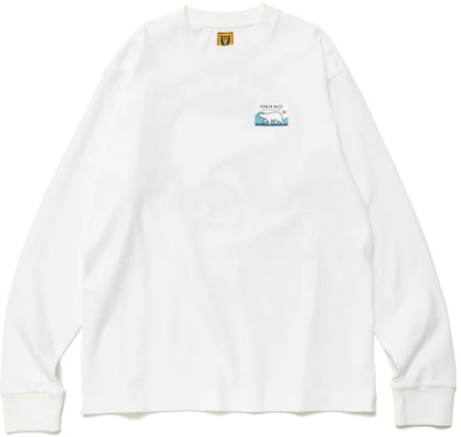 Camiseta Gráfica HUMAN MADE Polar Bear Manga Larga SS23 Unisex. HM25CS026 Shop Camiseta Gráfica HUMAN MADE Polar Bear Manga Larga SS23 Unisex. HM25CS026