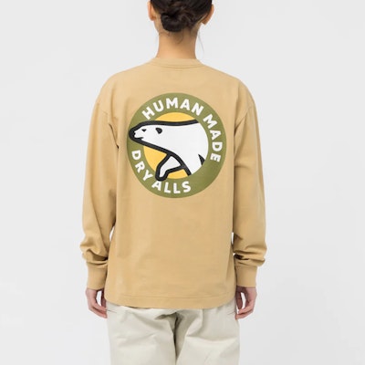 Camiseta Gráfica HUMAN MADE Polar Bear Manga Larga SS23 Unisex. HM25CS026 1