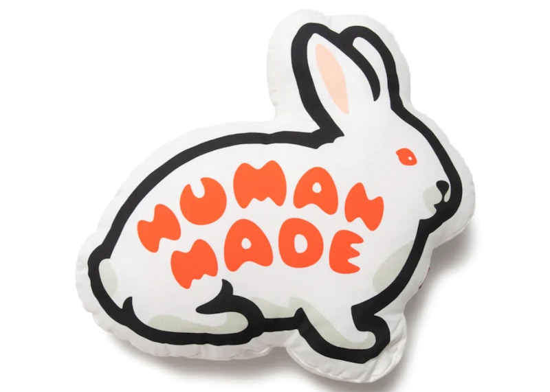Human Made Rabbit Cushion 'White'