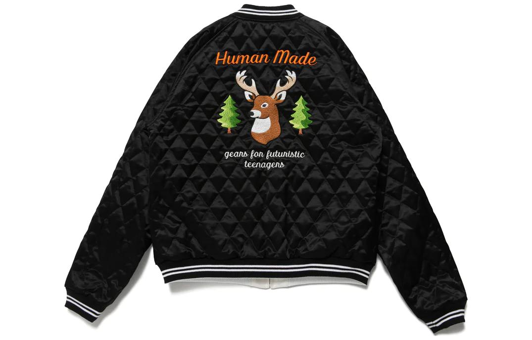 HUMAN MADE Reversible Polar Bear Embroidered Jacket Unisex White HM24JK016 圖 5