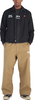 HUMAN MADE 第26季植絨心型標誌長袖印花外套 男女適用 HM26JK004 Shop HUMAN MADE 第26季植絨心型標誌長袖印花外套 男女適用 HM26JK004