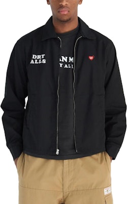 HUMAN MADE 第26季植絨心型標誌長袖印花外套 男女適用 HM26JK004 Details for HUMAN MADE 第26季植絨心型標誌長袖印花外套 男女適用 HM26JK004