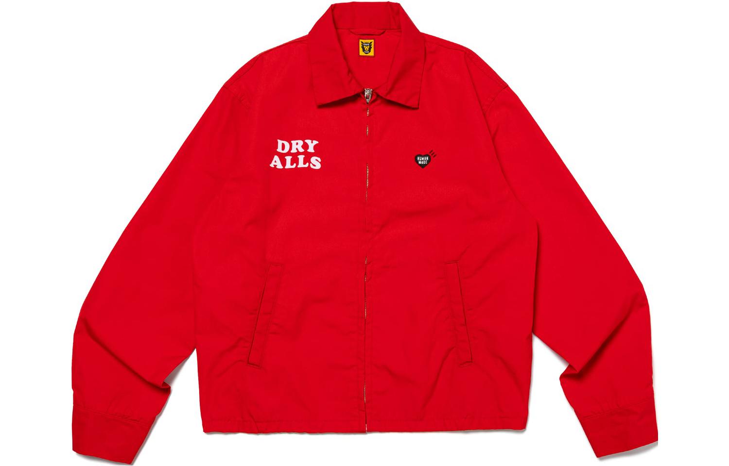 Sizing HUMAN MADE 第26季植絨心型標誌長袖印花外套 男女適用 HM26JK004