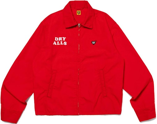 HUMAN MADE 第26季植絨心型標誌長袖印花外套 男女適用 HM26JK004 Sizing HUMAN MADE 第26季植絨心型標誌長袖印花外套 男女適用 HM26JK004