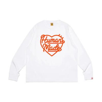 HUMAN MADE SEASON 26 Heart Print Crewneck Sweatshirt Unisex Casual Fit. HM25CS046