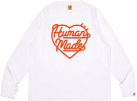 Order HUMAN MADE SEASON 26 愛心印花圓領長袖上衣 男女休閒版型。 HM25CS046