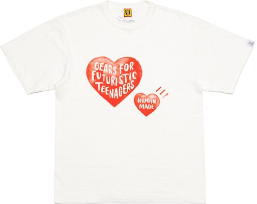 HUMAN MADE Season 26 Heart Print Unisex Casual Short Sleeve T-Shirt. HM26TE004 Buy HUMAN MADE Season 26 Heart Print Unisex Casual Short Sleeve T-Shirt. HM26TE004
