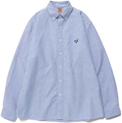 HUMAN MADE Solid Color Casual Long Sleeve Shirt HM24SH002 Buy HUMAN MADE Solid Color Casual Long Sleeve Shirt HM24SH002