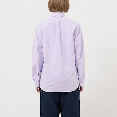 HUMAN MADE Solid Color Casual Long Sleeve Shirt HM24SH002 Purchase HUMAN MADE Solid Color Casual Long Sleeve Shirt HM24SH002