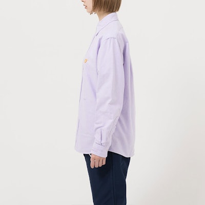 HUMAN MADE Solid Color Casual Long Sleeve Shirt HM24SH002 Details for HUMAN MADE Solid Color Casual Long Sleeve Shirt HM24SH002