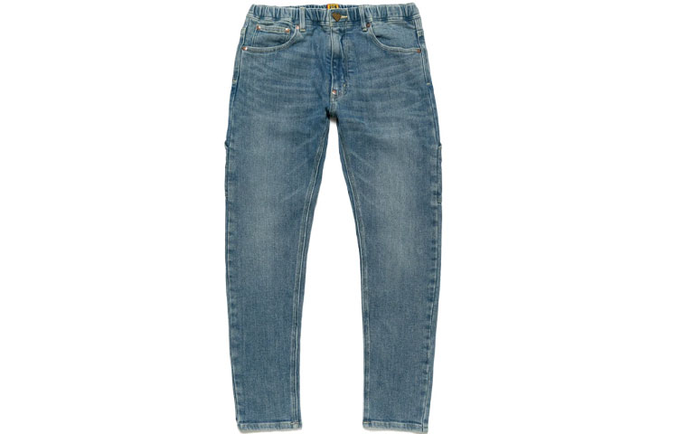 Order HUMAN MADE Solid Color Straight Denim Jeans Blue (). HM21PT003