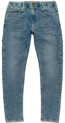 HUMAN MADE Solid Color Straight Denim Jeans Blue (). HM21PT003 Order HUMAN MADE Solid Color Straight Denim Jeans Blue (). HM21PT003