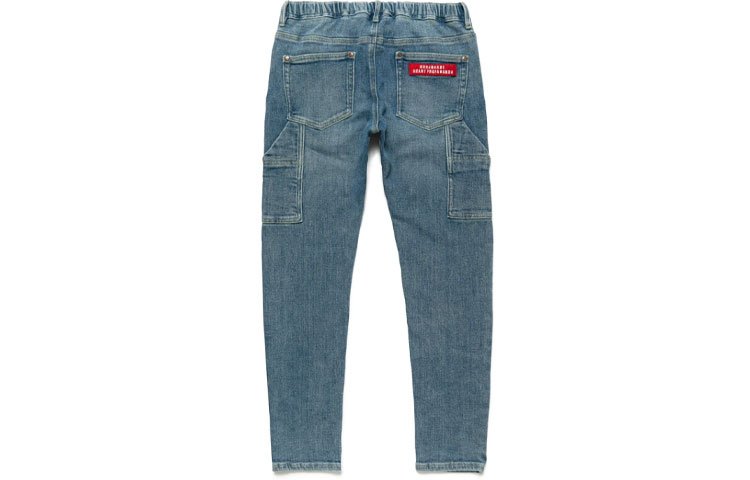 Lookbook HUMAN MADE Solid Color Straight Denim Jeans Blue (). HM21PT003