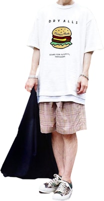 HUMAN MADE SS20 漢堡圖案印花T恤 HM20TE011 Shop HUMAN MADE SS20 漢堡圖案印花T恤 HM20TE011