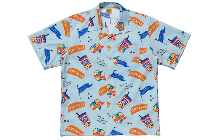 HUMAN MADE SS20 Unisex All-Over Print Aloha Shirt HM19SH008