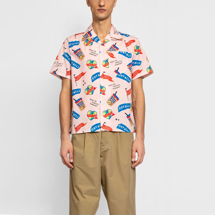 Details for HUMAN MADE SS20 Unisex All-Over Print Aloha Shirt HM19SH008