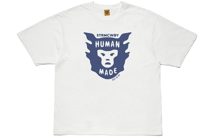HUMAN MADE SS21 Ape Head Logo Cartoon Print Unisex T-Shirt. HM21TE0601 圖 4