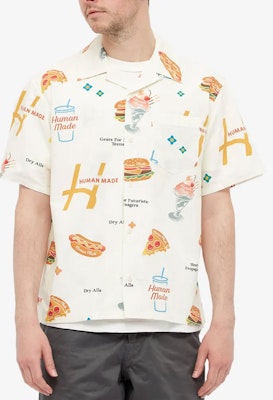 HUMAN MADE SS21 Food Print Hawaiian Short Sleeve Shirt Unisex Multi-Color HM21SH009 Shop HUMAN MADE SS21 Food Print Hawaiian Short Sleeve Shirt Unisex Multi-Color HM21SH009