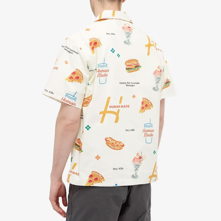 Purchase HUMAN MADE SS21 Food Print Hawaiian Short Sleeve Shirt Unisex Multi-Color HM21SH009