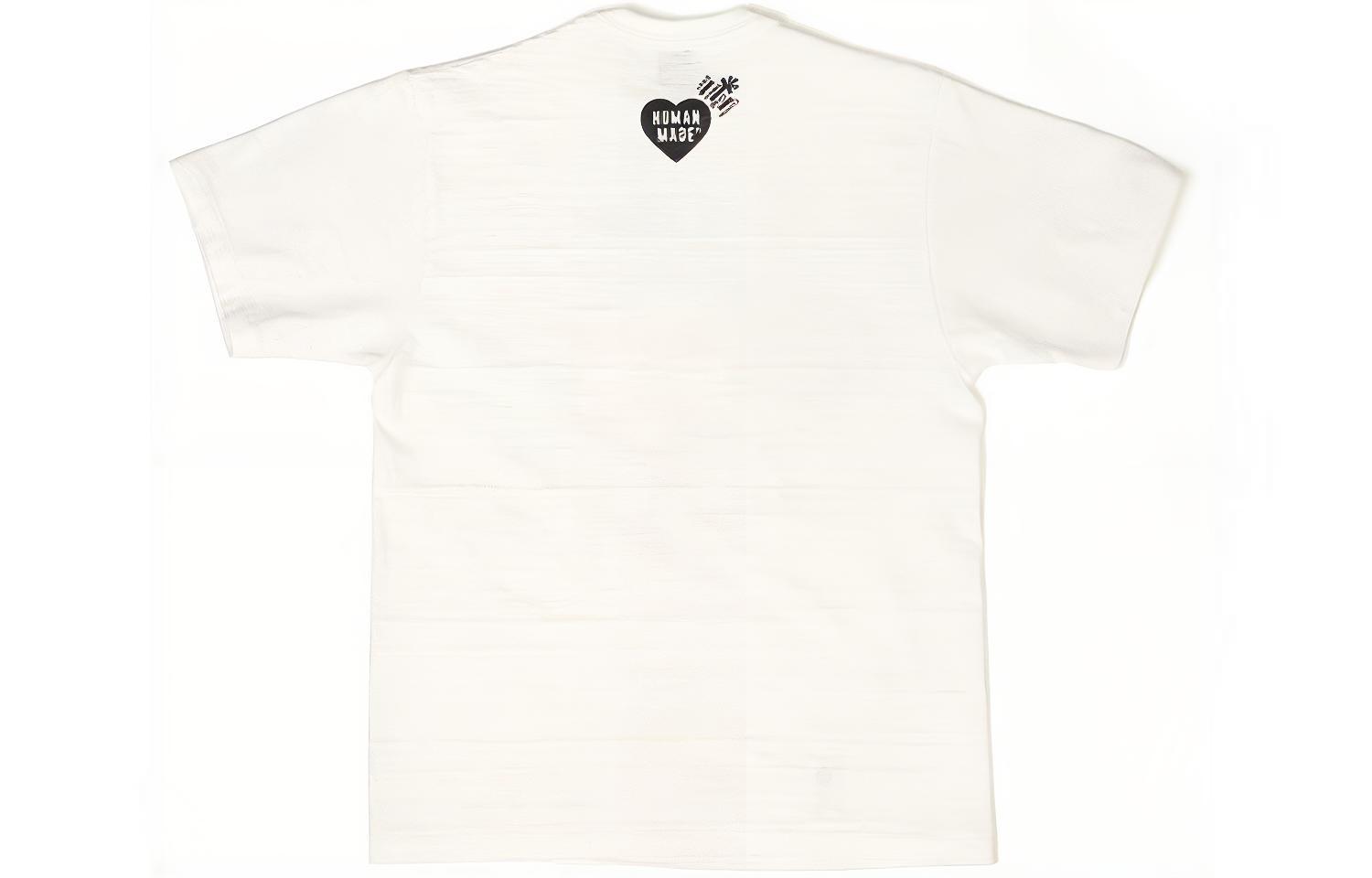 HUMAN MADE SS21 Green Duck Graffiti Unisex White T-Shirt. XX20TE002 圖 3