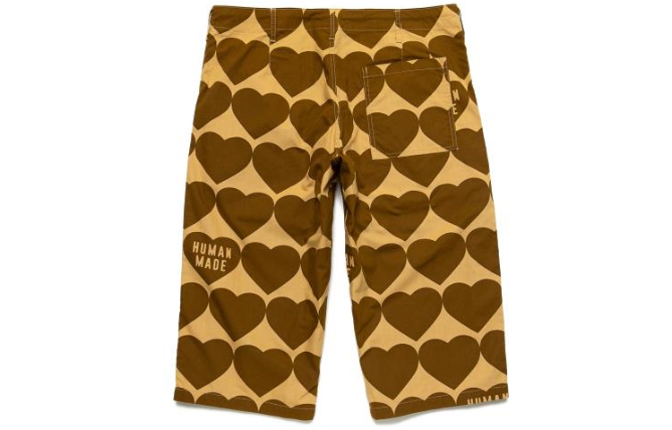 Purchase HUMAN MADE SS21 Heart Print Cropped Casual Pants Unisex HM21PT007