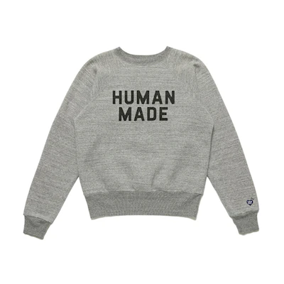 Human Made SS21 Logo Print Crewneck Sweatshirt Unisex - Gray HM21CS005