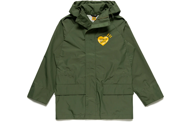 Purchase HUMAN MADE Jaket Hoodie Tahan Air Gaya Militer SS21 Unisex HM21JK004