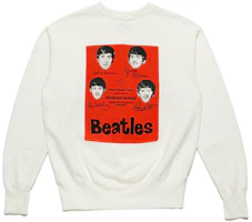 Order Human Made SS21 The Beatles 白色中性圓領長袖上衣 HM21CS004