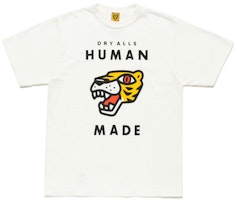 HUMAN MADE SS21 Tiger Graphic Print Unisex Crewneck Short Sleeve T-Shirt HM21TE009 HUMAN MADE SS21 Tiger Graphic Print Unisex Crewneck Short Sleeve T-Shirt HM21TE009