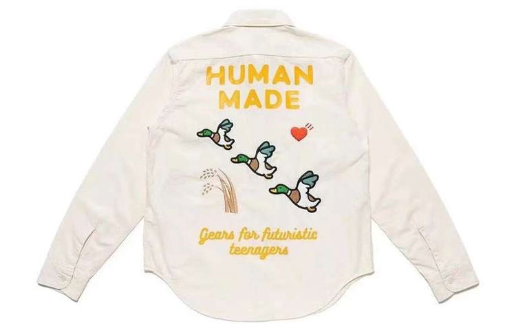 Lookbook Camisa Unisex Manga Larga HUMAN MADE SS21 Triple Flying Duck Heart HM21SH004