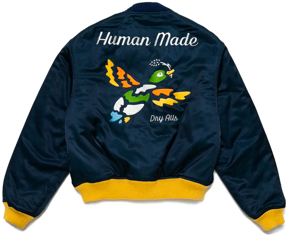 human-made-ss-21-varsity-satin-jacket-navy-yokosuka-duck-bomber-jacket-men-hm-21-jk-003