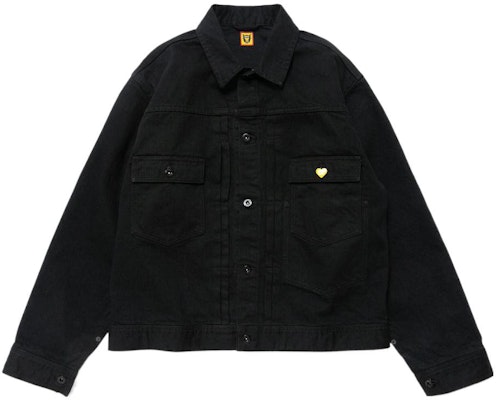 Chaqueta Vaquera Negra Unisex HUMAN MADE x ASAP Rocky SS22 Robot Corazón. XX23JK008 Buy Chaqueta Vaquera Negra Unisex HUMAN MADE x ASAP Rocky SS22 Robot Corazón. XX23JK008