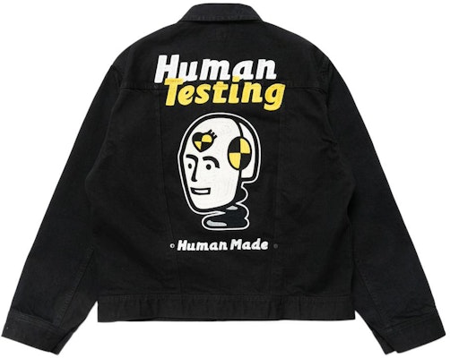 Chaqueta Vaquera Negra Unisex HUMAN MADE x ASAP Rocky SS22 Robot Corazón. XX23JK008 Lookbook Chaqueta Vaquera Negra Unisex HUMAN MADE x ASAP Rocky SS22 Robot Corazón. XX23JK008