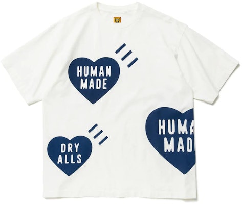 HUMAN MADE SS22 Alphabet Heart Print Loose-Fit Unisex Tee HM23TE024 Shop HUMAN MADE SS22 Alphabet Heart Print Loose-Fit Unisex Tee HM23TE024