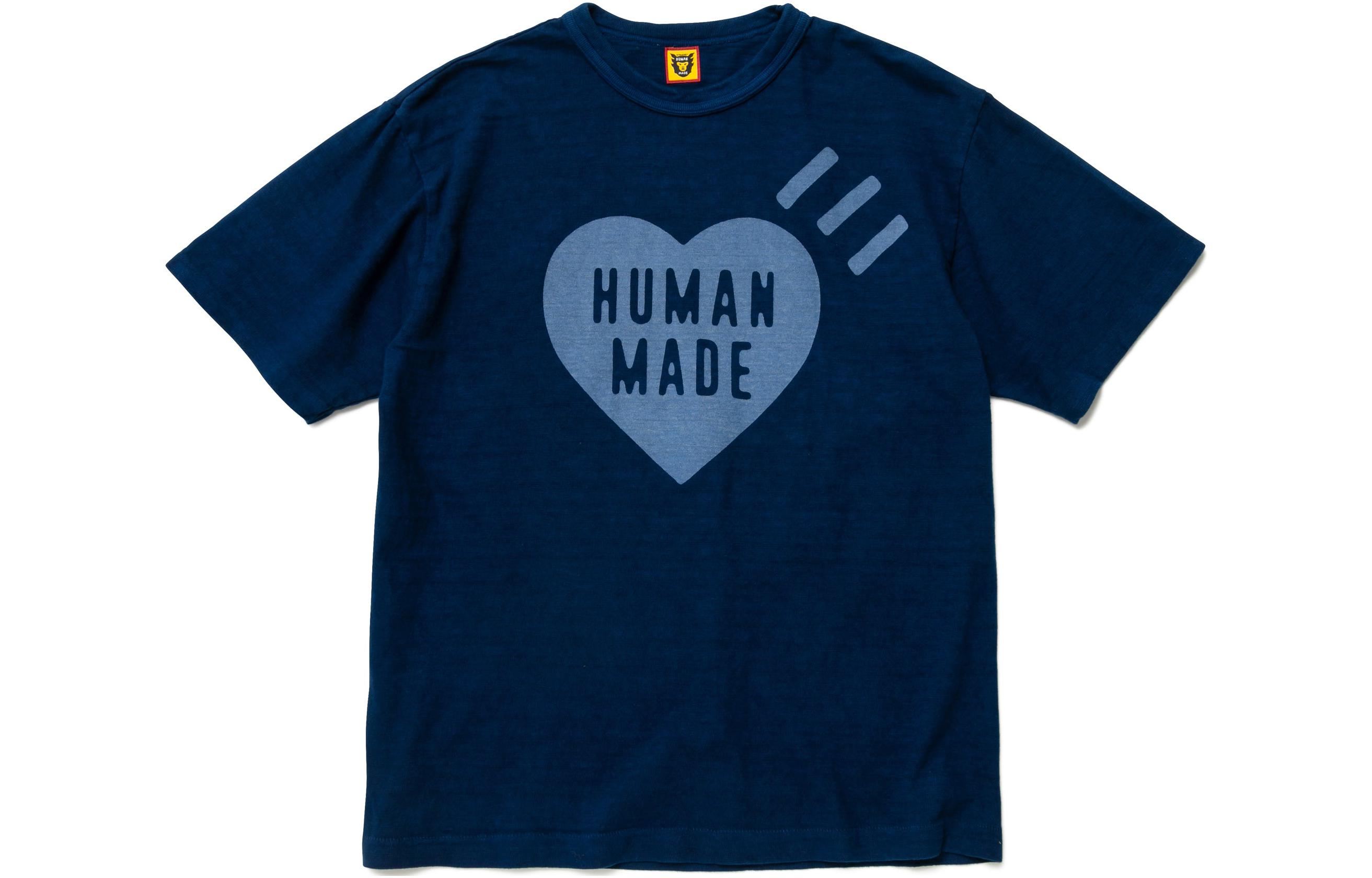 Order HUMAN MADE SS22 藍色心形標誌短袖T恤 男款. HM23CS037