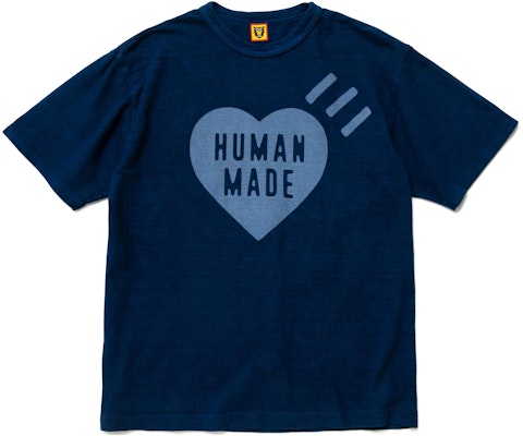 HUMAN MADE SS22 藍色心形標誌短袖T恤 男款. HM23CS037 Order HUMAN MADE SS22 藍色心形標誌短袖T恤 男款. HM23CS037