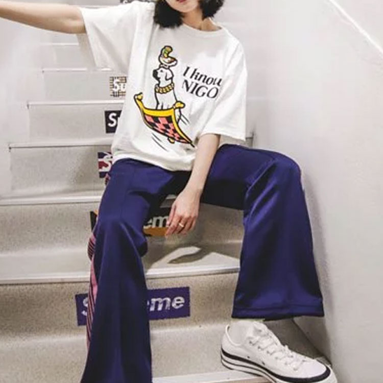 HUMAN MADE SS22 I Know Nigo Cartoon Logo Print Unisex White T-Shirt. XX23TE009 圖 5