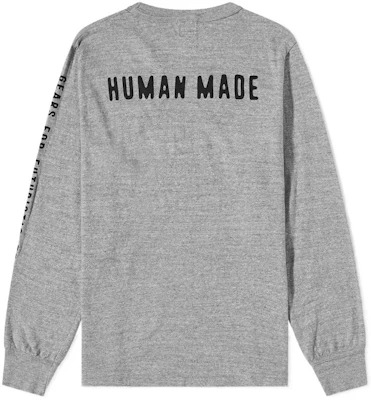 Human Made SS22 Logo Bordir Pullover Sweatshirt Abu-abu Pria HM23CS016 Lookbook Human Made SS22 Logo Bordir Pullover Sweatshirt Abu-abu Pria HM23CS016