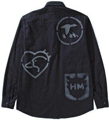 Camiseta de Manga Larga HUMAN MADE SS22 Logo Slogan Azul Marino. HM23SH002-NAVY Lookbook Camiseta de Manga Larga HUMAN MADE SS22 Logo Slogan Azul Marino. HM23SH002-NAVY