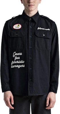 Camiseta de Manga Larga HUMAN MADE SS22 Logo Slogan Azul Marino. HM23SH002-NAVY Shop Camiseta de Manga Larga HUMAN MADE SS22 Logo Slogan Azul Marino. HM23SH002-NAVY