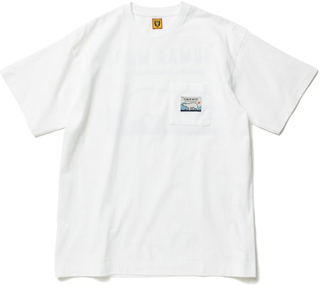 Camiseta Unisex HUMAN MADE SS22 Bolsillo Oso Caricatura Crewneck. HM23CS039 Lookbook Camiseta Unisex HUMAN MADE SS22 Bolsillo Oso Caricatura Crewneck. HM23CS039