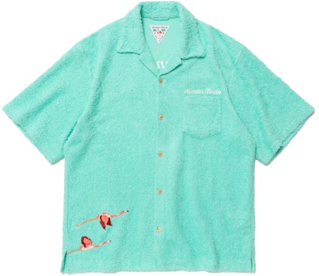 HUMAN MADE SS22 Unisex Short Sleeve Button-Up Shirt with Collar. HM23SH019 Buy HUMAN MADE SS22 Unisex Short Sleeve Button-Up Shirt with Collar. HM23SH019