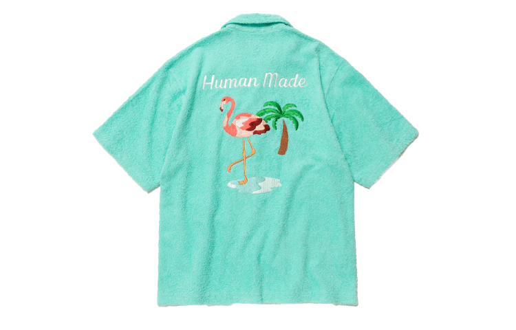 Purchase HUMAN MADE SS22 Unisex Short Sleeve Button-Up Shirt with Collar. HM23SH019