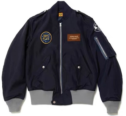 HUMAN MADE SS22 Jaket Varsity Satin Motif Harimau Yokosuka Bomber HM23JK002 Buy HUMAN MADE SS22 Jaket Varsity Satin Motif Harimau Yokosuka Bomber HM23JK002