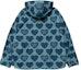 Lookbook HUMAN MADE SS23 All-Over Heart Print Zip Jacket Unisex Blue HM25JK025